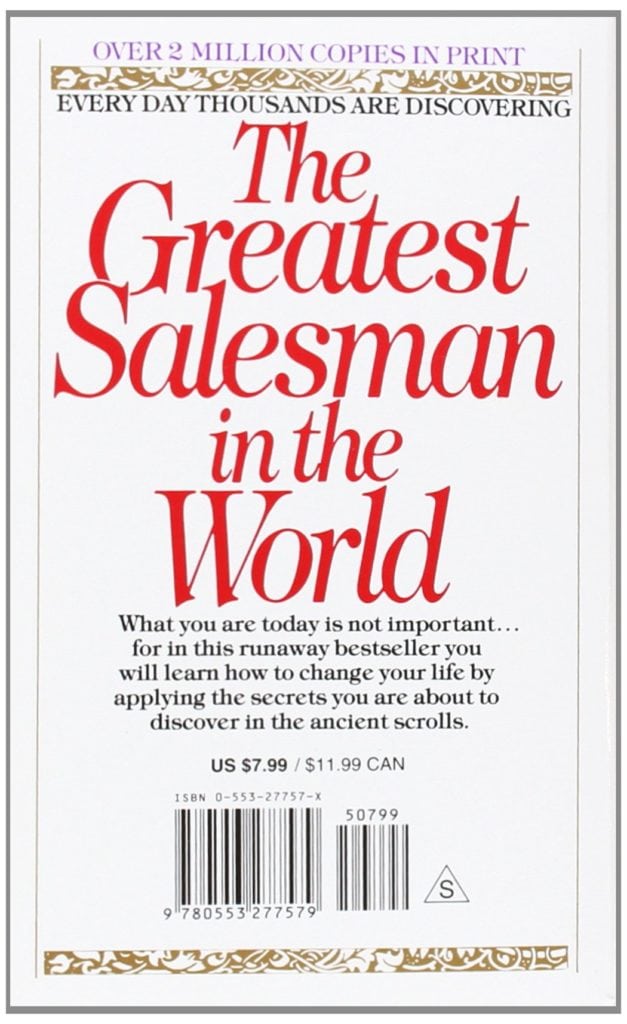 thumbnail interactive-video image 1 of The Greatest Salesman In The World By Og Mandino - Bantam Mass Market Paperback 1983 (Good Condition) 1 of 3