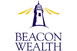 Beacon Wealth with logo of a lighthouse